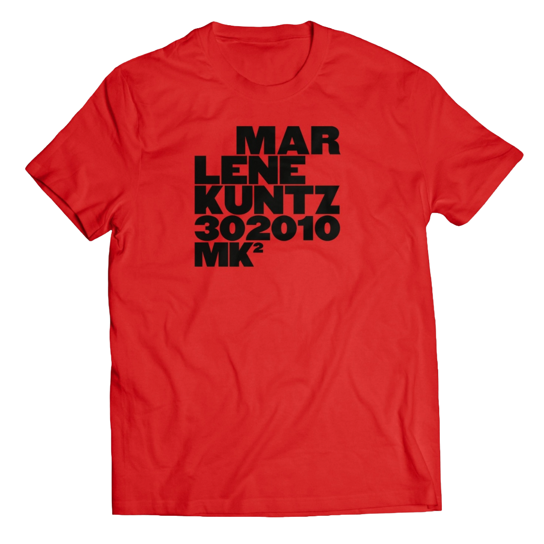 T-Shirt MK302010 Rossa - Marlene Kuntz