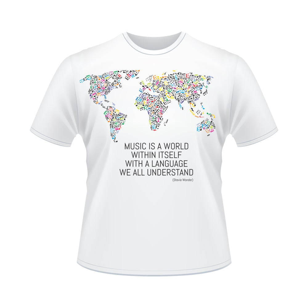 DM PRODUZIONI (NO BRAND) | T-SHIRT – MUSIC WORLD