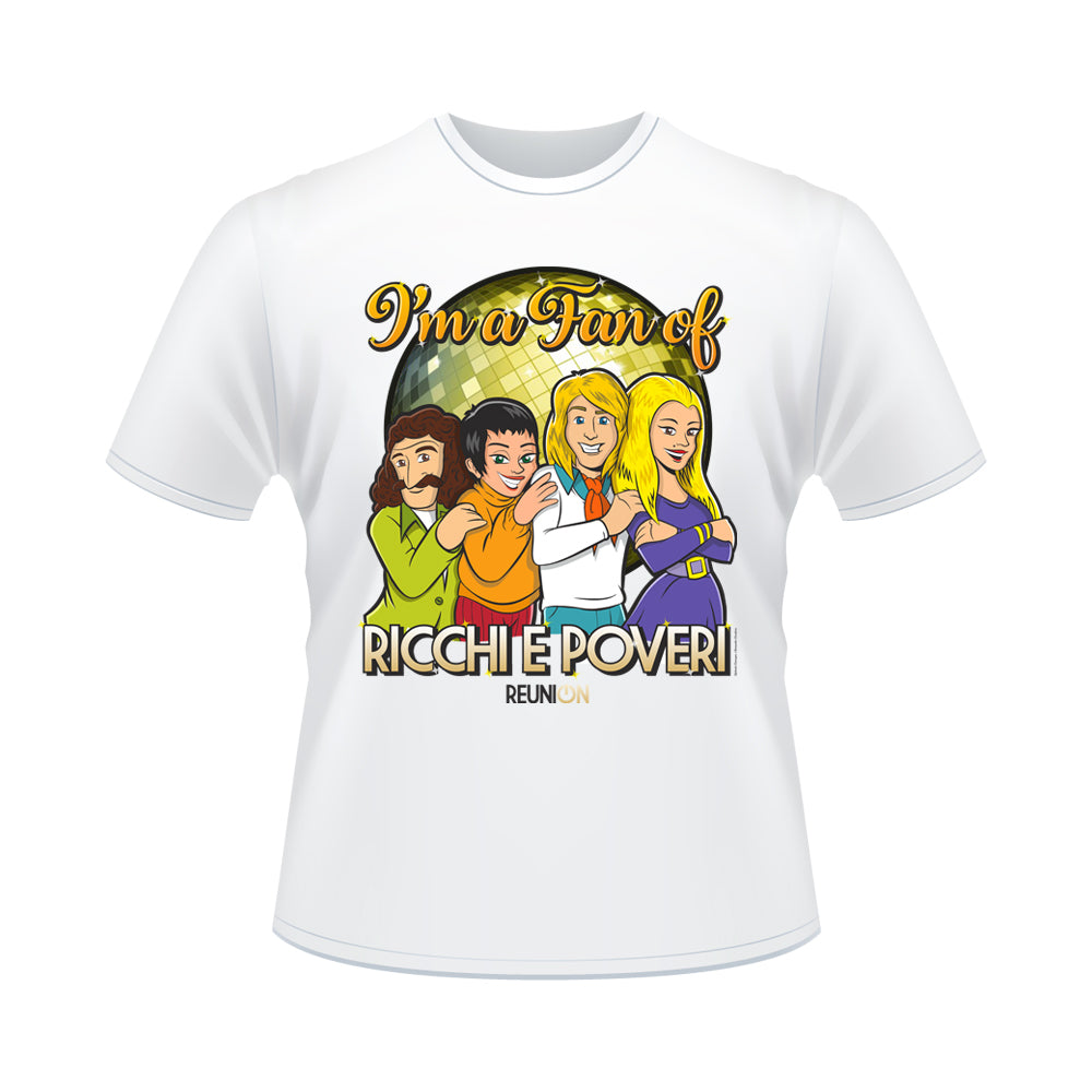 RICCHI e POVERI | T-SHIRT – REUNION “I’M A FAN”