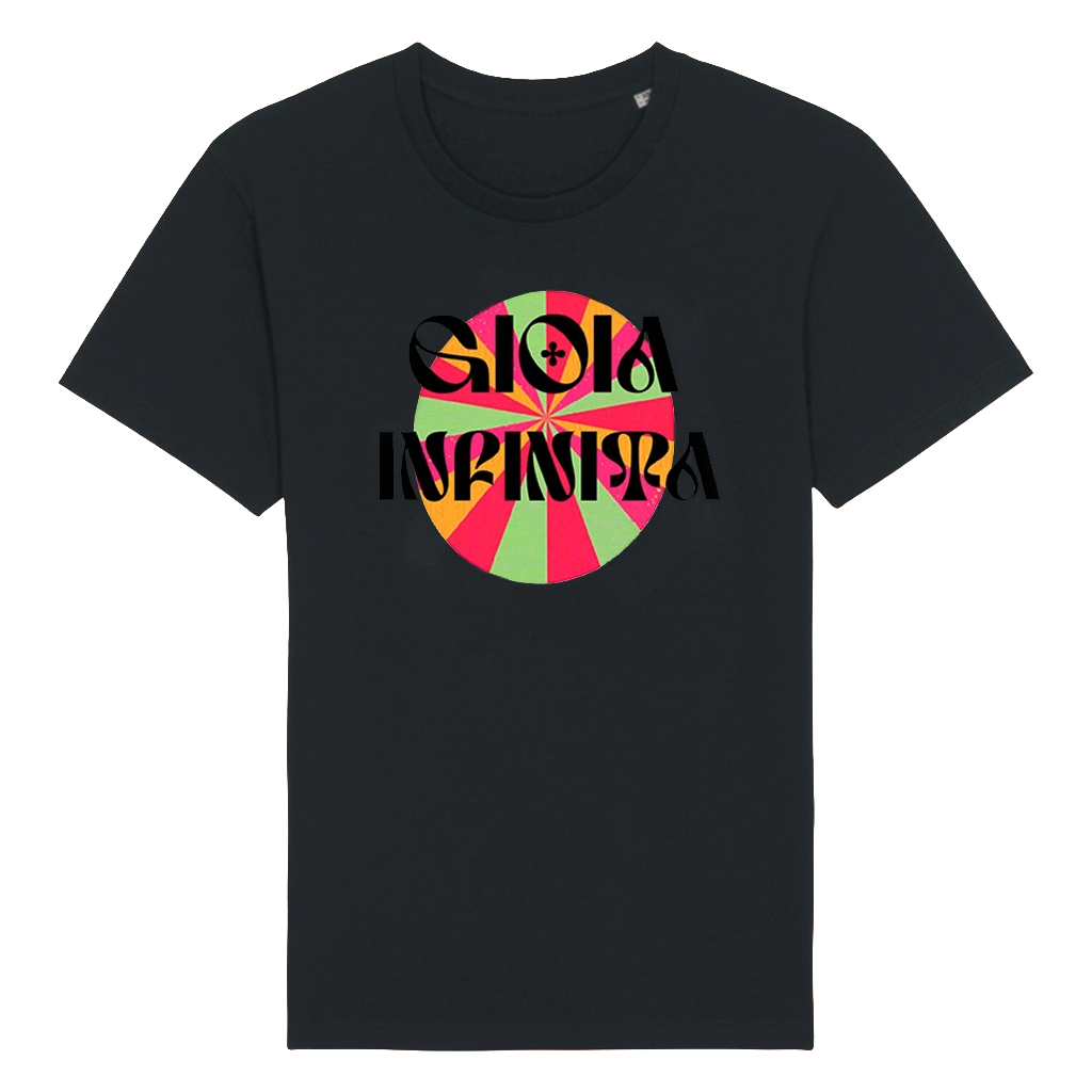 T-Shirt Gioia Infinita (nera) - Negrita