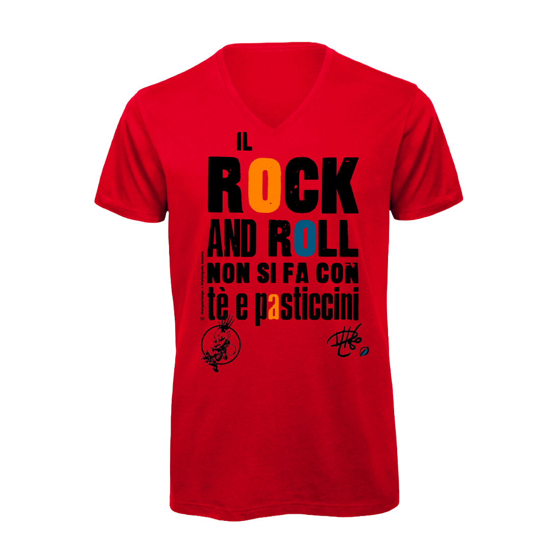 T-Shirt Rock and Roll by DRIGO - Negrita