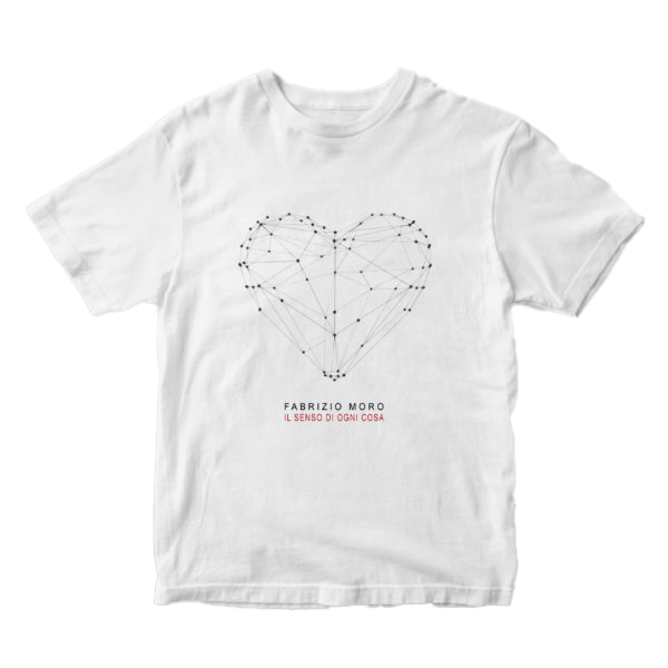 T-Shirt Il senso di ogni cosa (bianca) - Fabrizio Moro