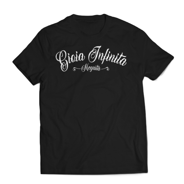 T-Shirt Gioia Infinita (nera) - Negrita