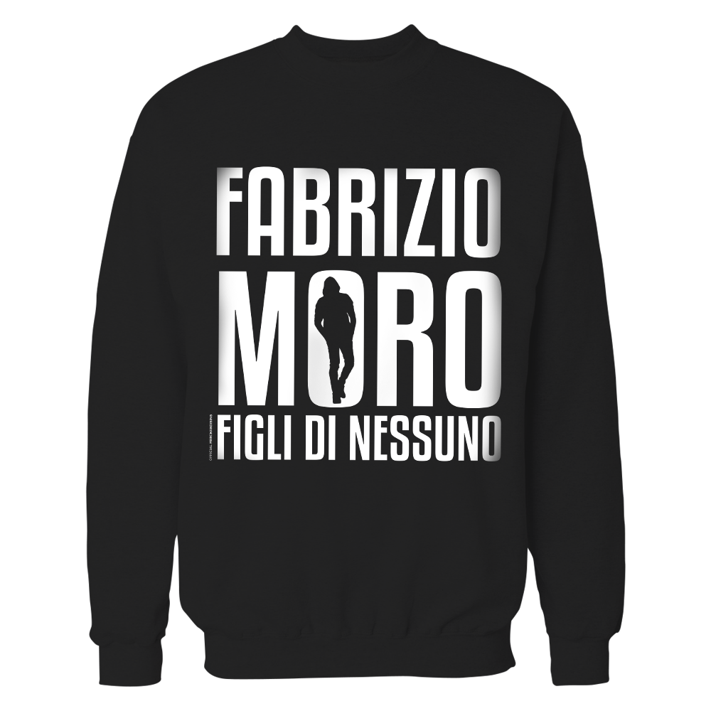 Felpa Figli di nessuno (nera/bianca) - Fabrizio Moro