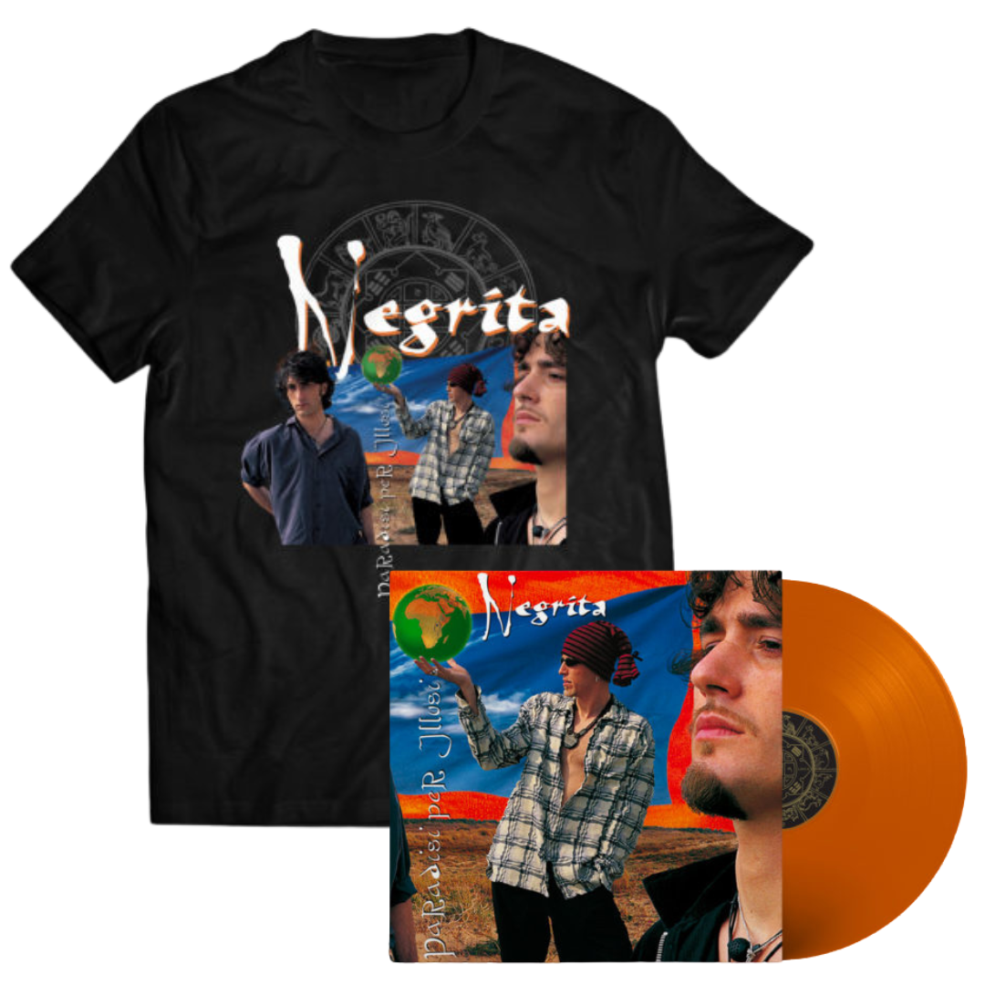 Vinile “Paradisi Per Illusi” + T-Shirt PPI Copertina - Negrita