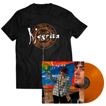 Vinile “Paradisi Per Illusi” + T-Shirt PPI Logo - Negrita