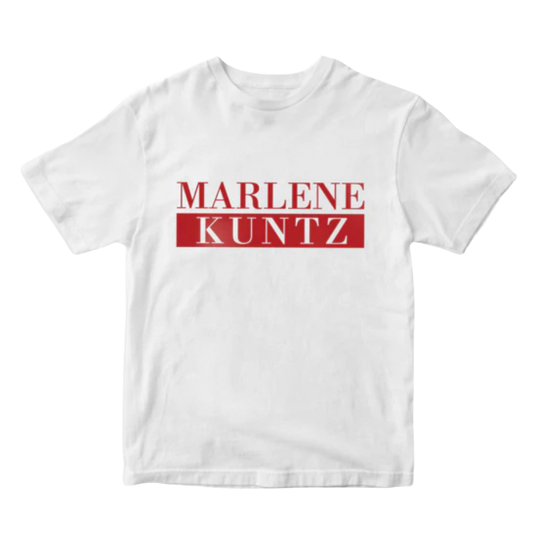 T-SHIRT VINTAGE MK (bianca) - Marlene Kuntz