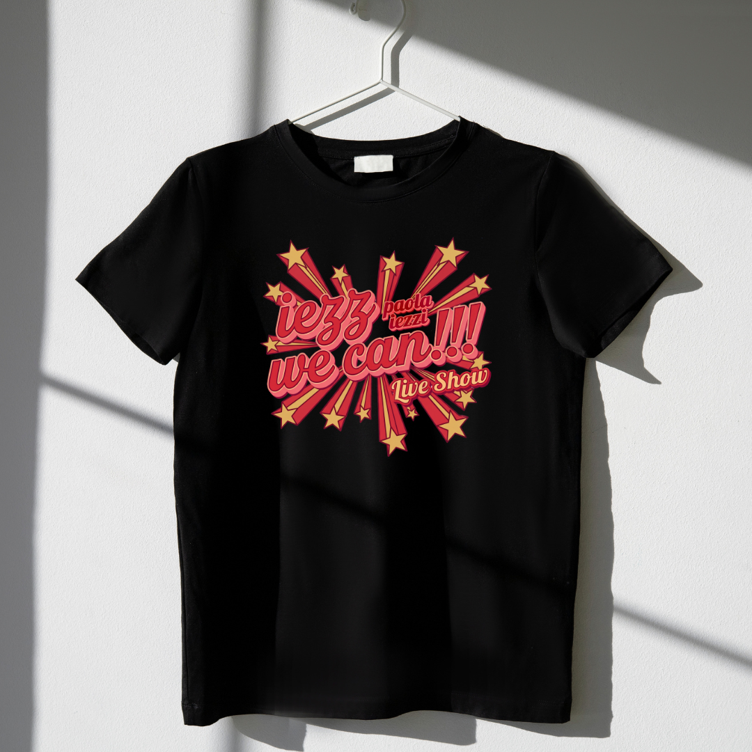 T-shirt Logo "Iezz We Can" - Black