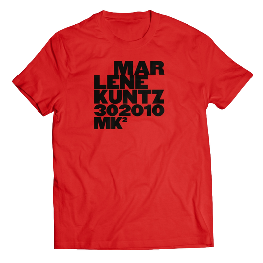 T-Shirt MK302010 Rossa - Marlene Kuntz