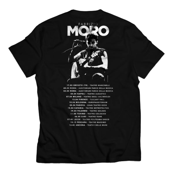 T-Shirt Live 2023 Racconti unplugged - Fabrizio Moro