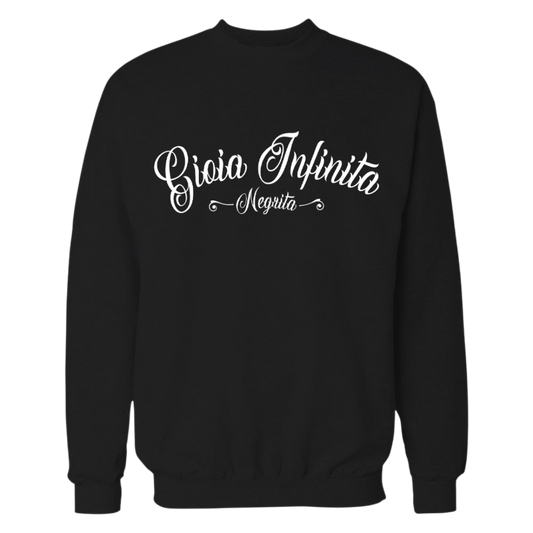 Felpa Gioia Infinita (nera) - Negrita