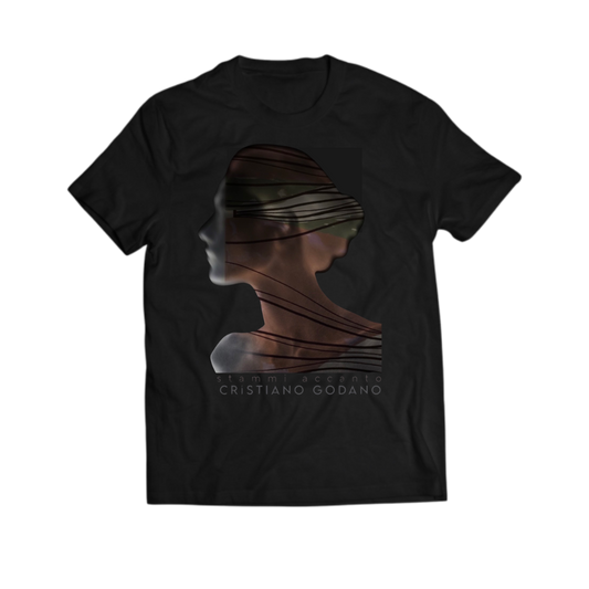 T-SHIRT “STAMMI ACCANTO” (Nera) - Cristiano Godano