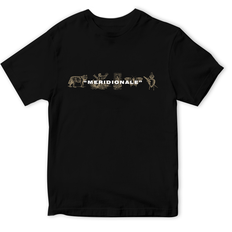 T-Shirt MERIDIONALE (nera)