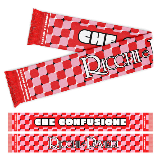RICCHI e POVERI | SCIARPA “CHE CONFUSIONE” – Disponibilità Limitata