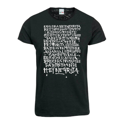 T-Shirt Hey! Negrita by PAU - Negrita