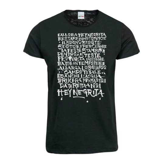 T-Shirt Hey! Negrita by PAU - Negrita