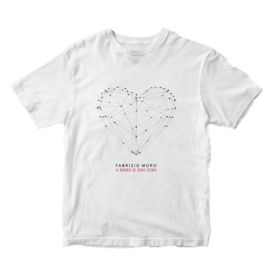T-Shirt Il senso di ogni cosa (bianca) - Fabrizio Moro