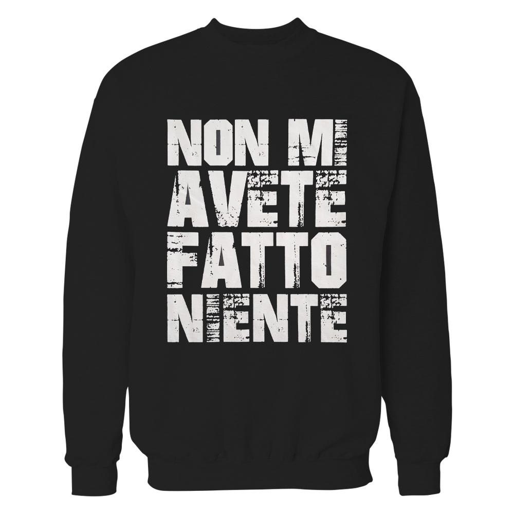 Felpa Non mi avete fatto niente - Fabrizio Moro