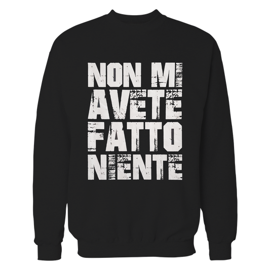 Felpa Non mi avete fatto niente - Fabrizio Moro