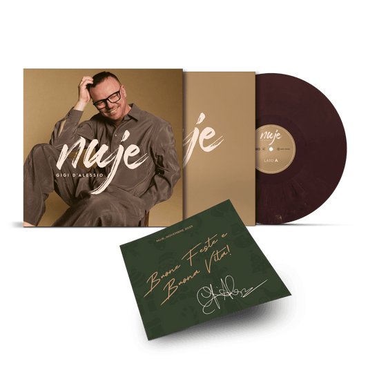 NUJE | VINILE MARMORIZZATO AUTOGRAFATO