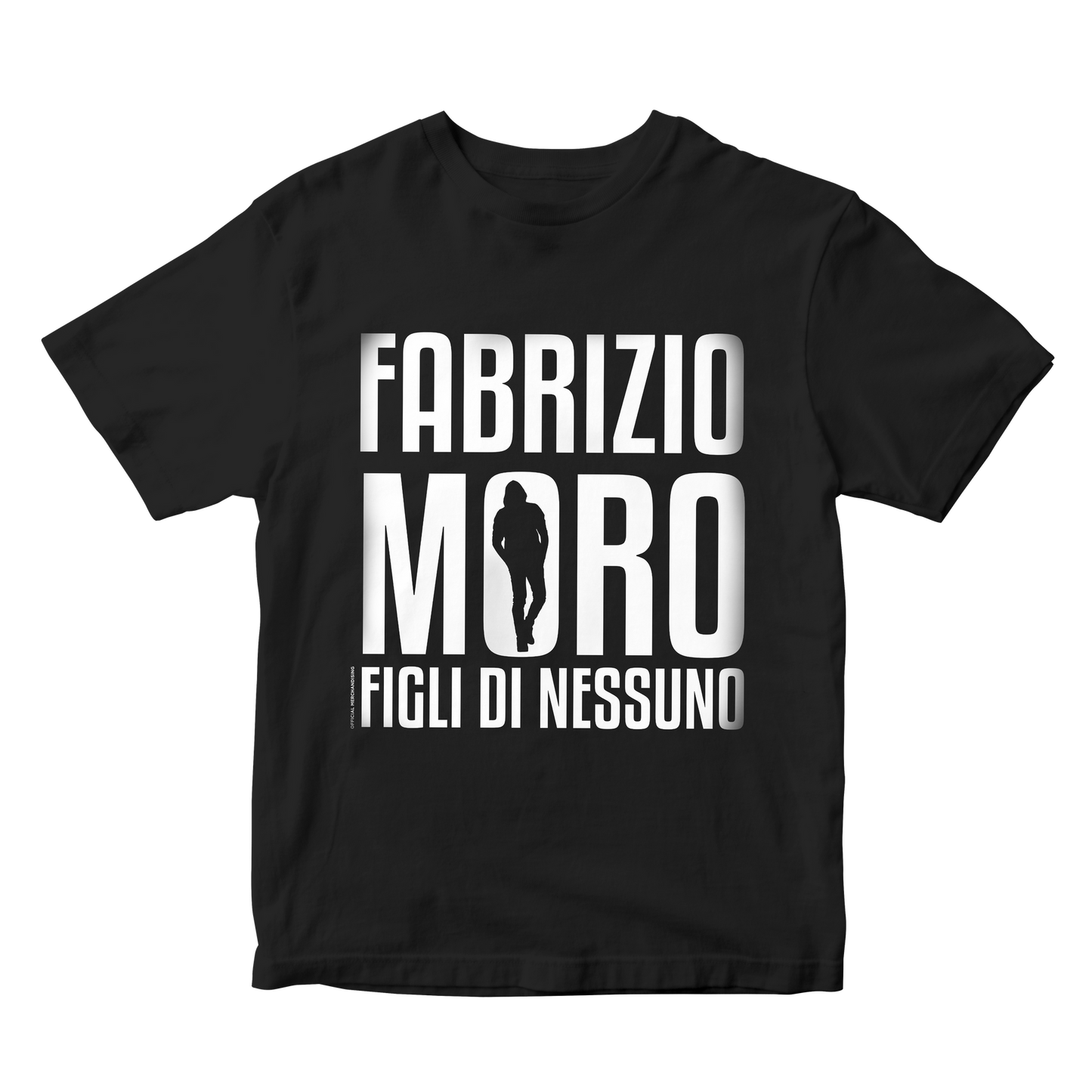 T-Shirt Figli di nessuno (nera/bianca) - Fabrizio Moro