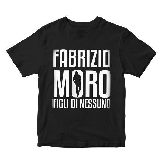 T-Shirt Figli di nessuno (nera/bianca) - Fabrizio Moro