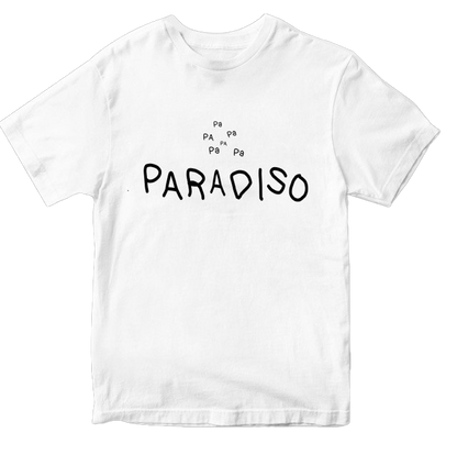 T-Shirt PA PA PARADISO (bianca)